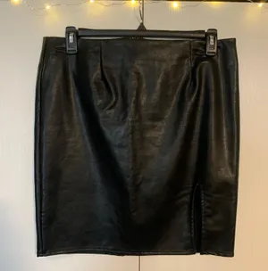 Charlotte Russe Black Faux Leather Skirt thumbnail 1