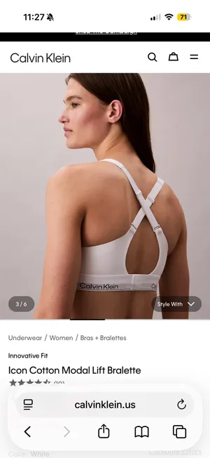 Calvin Klein Bralette Cotton thumbnail 3