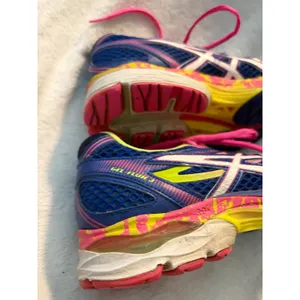 Asics Gel-Contend 3‎ Running Shoes Vibrant Blue Pink Yellow Sneakers Size 7.5 thumbnail 10