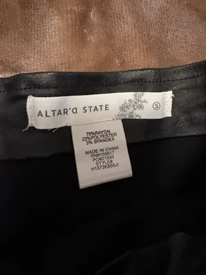 Altar'd State Skirt Faux Leather thumbnail 5