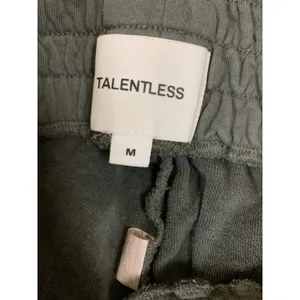Talentless Gray Wide Leg Sweatpants M Lounge Streetwear Casual thumbnail 4