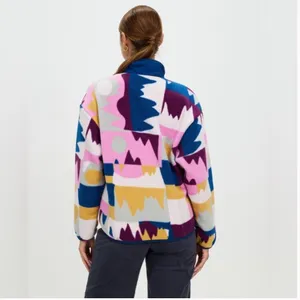 NWT Patagonia Women's Synchilla® Fleece Jacket Frontera marble pink thumbnail 2