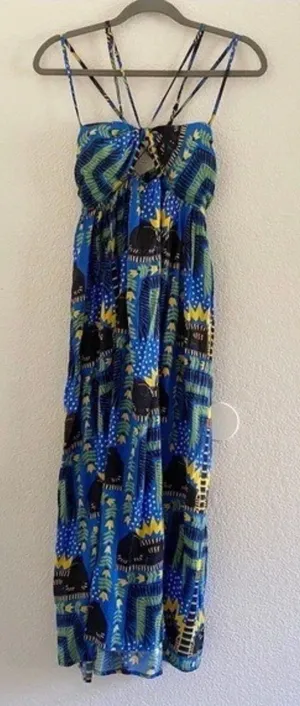 Joao Anthropologie Incerti Strappy Bandeau Dress M thumbnail 1