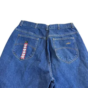 Chic Jeans Women 18W Vintage 90s Mom Jeans High Waisted Made in USA Dark Wash thumbnail 4