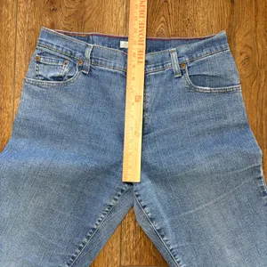 Levis 550 Relaxed Boot Cut Jeans Womens 12‎ M Blue Denim Stretch VTG y2k western thumbnail 8