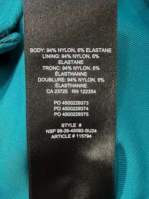 Aritzia Oxidized Teal Original Contour Esteem Square Neck Bodysuit Size XS thumbnail 16