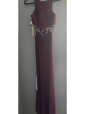 Blondie Nites NWT Women’s Size 5 Wine Red Formal Evening Gown Bridesmaid Wedding thumbnail 5