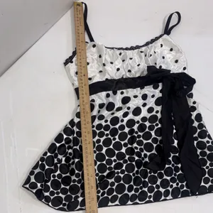 Heart Soul Polka Dot Satin Y2K Coquette Indie Sleaze Camisole Medium thumbnail 11