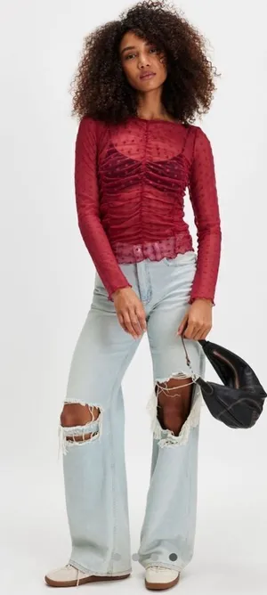 Free People NWT Most Likely Layering Top - XS thumbnail 1