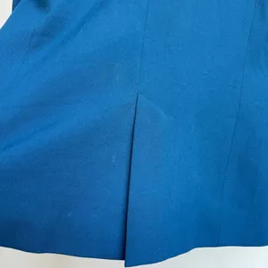Zara Deep Teal Blue One Button Blazer Interview Career Wear Casual Size Small thumbnail 9
