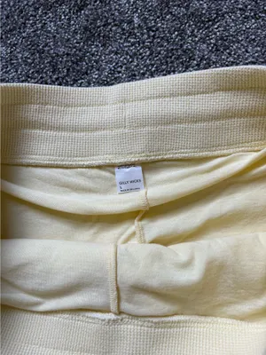 Hollister Gilly Hicks Yellow Waffle Knit Skort thumbnail 2