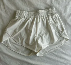 White Amazon Athletic Shorts thumbnail 1