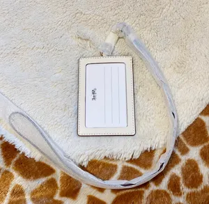 Id Lanyard In Signature Canvas With Strawberry Print coach 93727 thumbnail 2