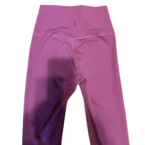 NIKE Women's Dri-FIT Mid-Rise Full Length Leggings Size‎ Small Purple thumbnail 4