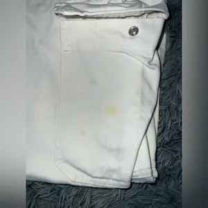 Zara Women Off-White Cargo Pants size 4 thumbnail 2