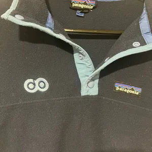 Patagonia Button Quarter Zip Navy Blue thumbnail 2