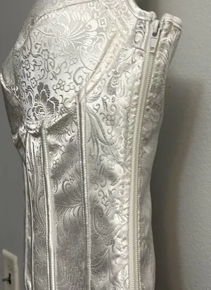 02 Collection White Bridal Bustier Large NWOT thumbnail 6