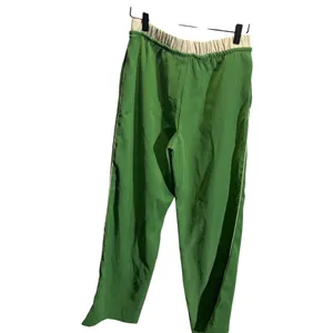 Zara XS Womens Green Elastic Waist Drawstring Pants Relaxed‎ Fit thumbnail 4