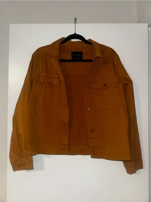 Sanctuary Women's Rust Button-Front Utility Jacket Size Medium thumbnail 3