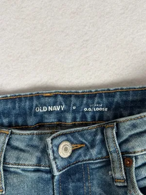 Old Navy Courtney O.G. Loose Jeans Women’s 0 Medium Wash Baggy Skater Y2K Denim thumbnail 3