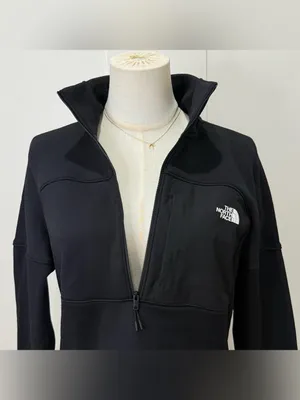 The North Face TNF Performance Fleece Quarter Zip Jacket Small Black Outdoor thumbnail 10