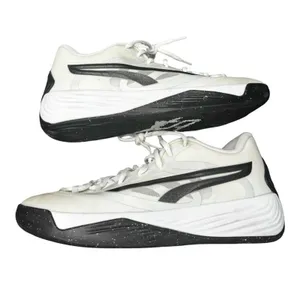 PUMA Stewie 2 Team Womens Basketball Sneakers White Black Size 9 Brand New thumbnail 7