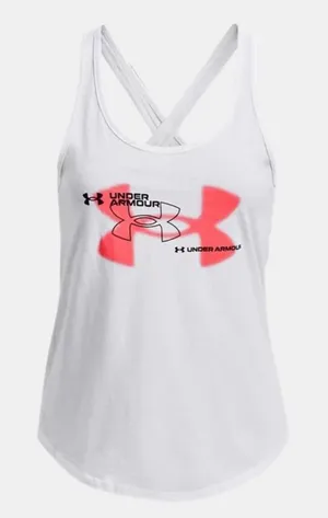 Under Armour blurred logo overlay Tank Top thumbnail 1