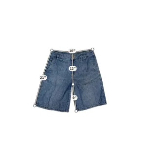 Vintage 90s White Stag Blue Denim Jorts Cargo Utility Shorts V-Notch Waistband thumbnail 6