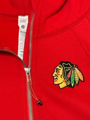 Lululemon Scuba Half-Zip Hoodie Chicago Blackhawks XL/XXL thumbnail 2