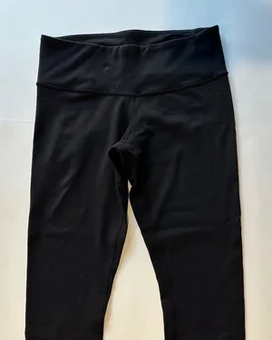Lululemon Crop Black‎ Leggings - No Size Tag. thumbnail 1