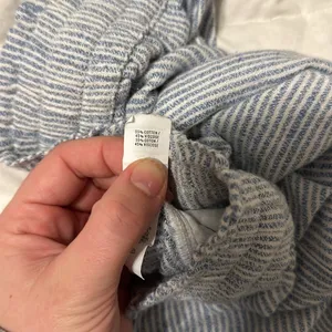 Aerie striped tapered linen pants thumbnail 3