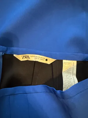 ZARA Blue Mini Skirt thumbnail 2