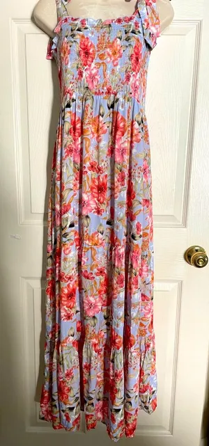 Elloh‎ Maxi Sundress Size Small Pink thumbnail 1
