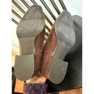 Universal Thread coral brown faux suede bootie size 6 wide thumbnail 7