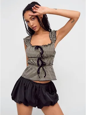 Cider Gingham Tank thumbnail 1