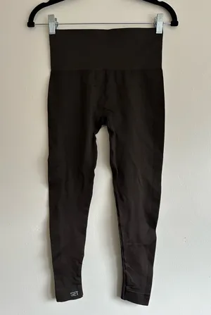 Set Active Espresso Leggings Sculptflex Brown Small thumbnail 2