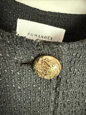 Tuckernuck POMANDER PLACE Black Tweed Jennings Jacket Large thumbnail 7