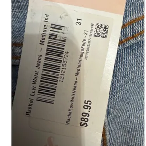 Billabong Rachel Low Waist Jeans Medium Indigo Fade Wide Leg Denim 31 NEW thumbnail 4