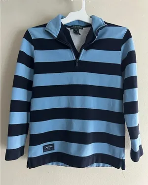 LAUREN RALPH LAUREN 1/4 Zip Pullover Women’s Size PP RL67 Marine Supply Co thumbnail 1