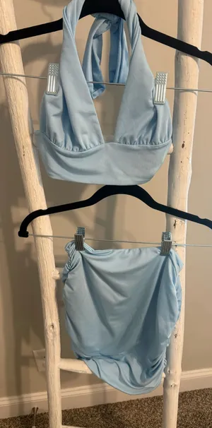 Blue Two-Piece Shein Set thumbnail 1