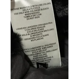 Levi's All Over Faux Fur Black Coat Size XL thumbnail 7