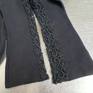 Anthropologie Knitted & Knotted Black Cashmere Blend Sweater - Small - GUC thumbnail 4