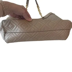 Tory Burch Fleming Quilted Soft‎ Tote Blush Pink Nude Chain Bag thumbnail 9