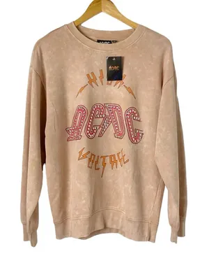 AC/DC Graphic Tie Dye Sweatshirt Size Large‎ thumbnail 1