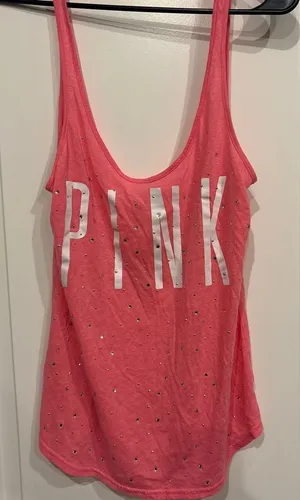 PINK - Victoria's Secret bedazzled tank thumbnail 1