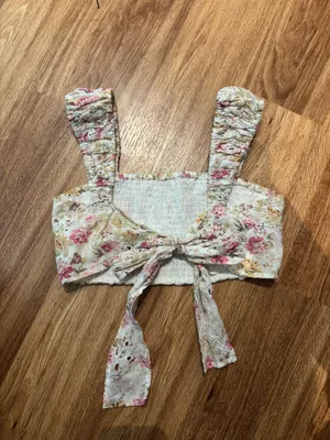 MINKPINK Floral Crop Top thumbnail 2