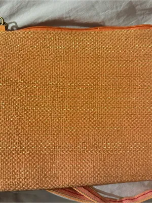 America & Beyond All My Love Top Zip Clutch - Orange thumbnail 3