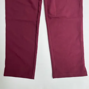 FIGS Yola High Waisted Scrub Pants Burgundy Petite Size XS NEW thumbnail 5