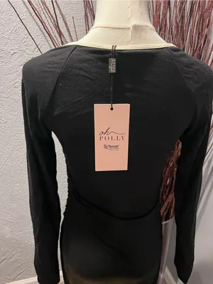 🌺Nwt Oh Polly Ginette Black Long Sleeve Maxi Dress Size Medium🌺 thumbnail 5