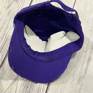 Mom’s‎ Bling Baseball Ball Cap Purple Patriotic Little League Adjustable thumbnail 5